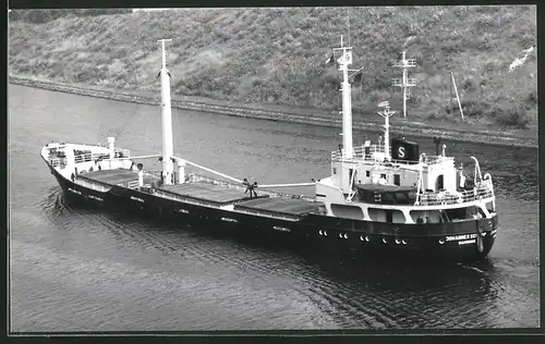 Fotografie Frachtschiff Johannes Schupp Heimathafen Hamburg