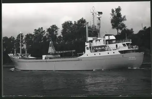 Fotografie Frachtschiff Meteor Heimathafen Hamburg