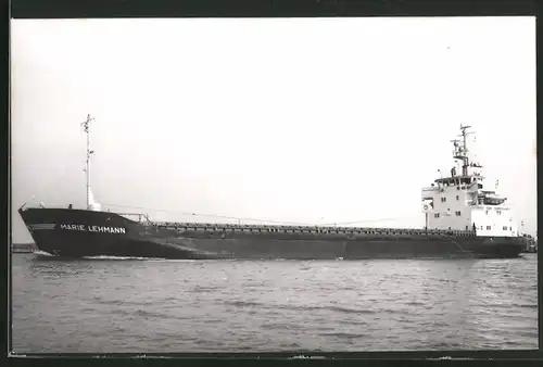 Fotografie Frachtschiff Marie Lehmann in Fahrt