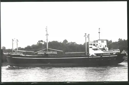 Fotografie Frachtschiff Nordsee in Fahrt