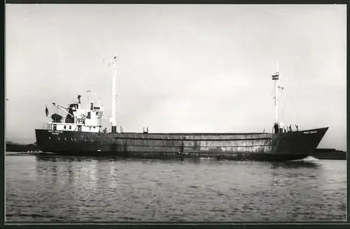 Fotografie Frachtschiff Whest Schelde in Fahrt