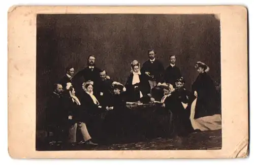 Fotografie unbekannter Fotograf und Ort, Tag vor der Hochzeit Alexandra v. Dänemark mit Eduard VII. Prince of Wales 1863