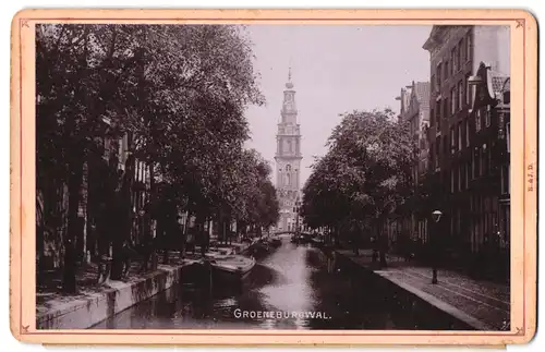 Fotografie Römmler & Jonas, Dresden, Ansicht Amsterdam, Blick in die Groneburgwal mit Kirche