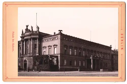 Fotografie unbekannter Fotograf, Ansicht Berlin, Wachhaus am Palais des Kaisers