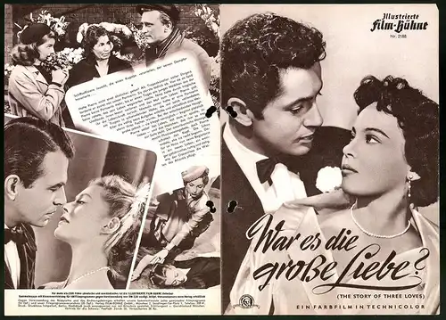 Filmprogramm IFB Nr. 2188, War es die grosse Liebe?, Pier Angeli, Ethel Barrymore, Kirk Douglas, Regie: G. Reinhardt
