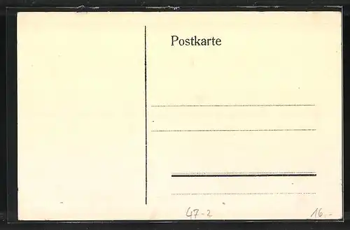 Künstler-AK Bavaria sei`s Panier, Studentenwappen
