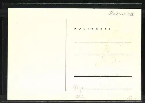 AK Nürnberg, Studentenwappen des Technischen Clubs von 1889