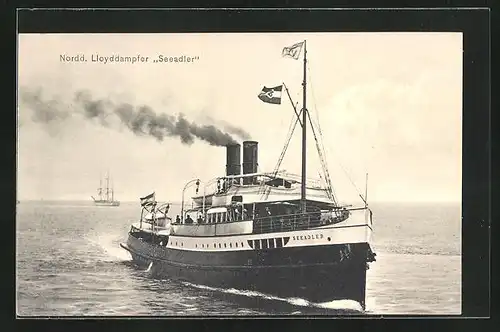 AK Passagierschiff Seeadler, Norddeutscher Lloyd