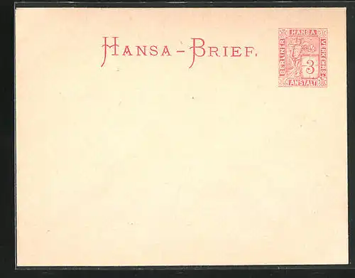 Briefumschlag Berlin, Private Stadtpost, Hansa-Brief