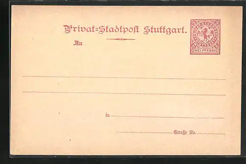 AK Stuttgart, Privat-Stadtpost