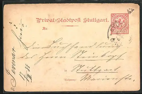 AK Stuttgart, Privat-Stadtpost