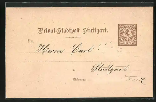 AK Stuttgart, Privat-Stadtpost