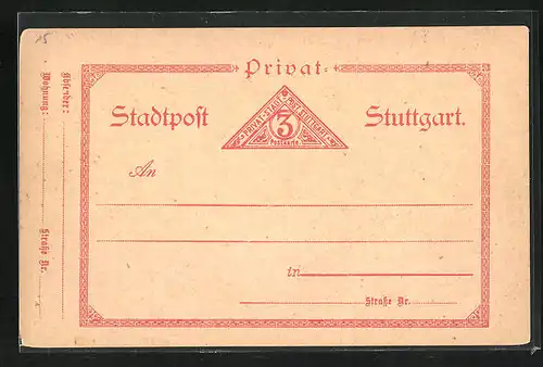 AK Stuttgart, Privat-Stadtpost