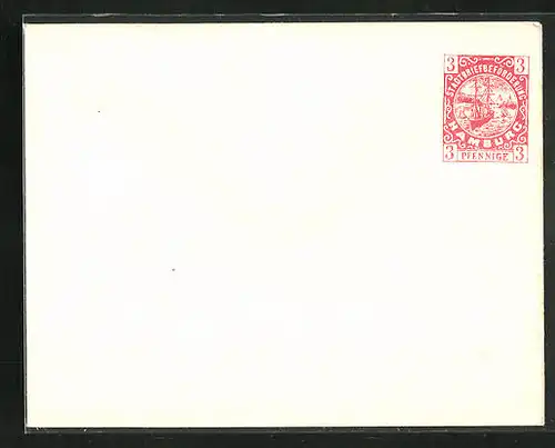Briefumschlag Hamburg, Stadtbriefbeförderung, Private Stadtpost