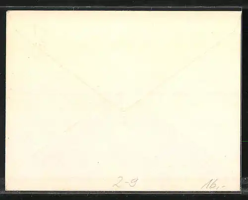Briefumschlag Hamburg, Stadtbriefbeförderung, Private Stadtpost