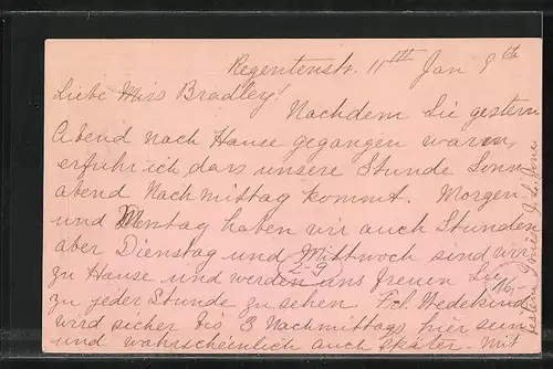 AK Berlin, Packetfahrtkarte, Private Stadtpost