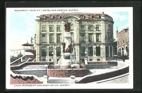 AK Quebec, Laval Monument and Post Office