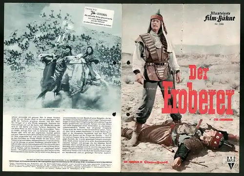 Filmprogramm IFB Nr. 3380, Der Eroberer, John Wayne, Pedro Armendariz, Ted Decorsia, Regie: Dick Powell