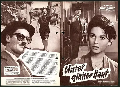 Filmprogramm IFB Nr. 3674, Unter glatter Haut, Pietro Germi, Claudia Cardinale, Claudio Gora, Regie: Pietro Germi