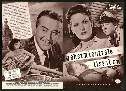 Filmprogramm IFB Nr. 3496, Geheimzentrale Lissabon, Ray Milland, Maureen, O`Hara, Regie: Ray Milland