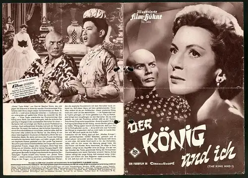 Filmprogramm IFB Nr. 3494, Der König und ich, Deborah Kerr, Yul Brynner, Rita Moreno, Regie: Walter Lang