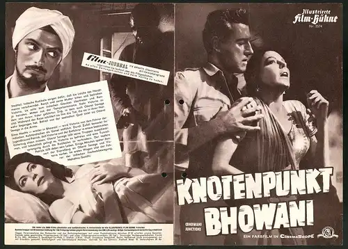 Filmprogramm IFB Nr. 3574, Knotenpunkt Bhowani, Ava Gardner, Stewart Granger, Bill Travers, Regie: George Cukor