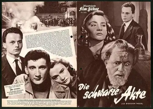 Filmprogramm IFB Nr. 3532, Die schwarze Akte, Bernard Blier, Danièle Delorme, Paul Frankeur, Regie: André Cayatte