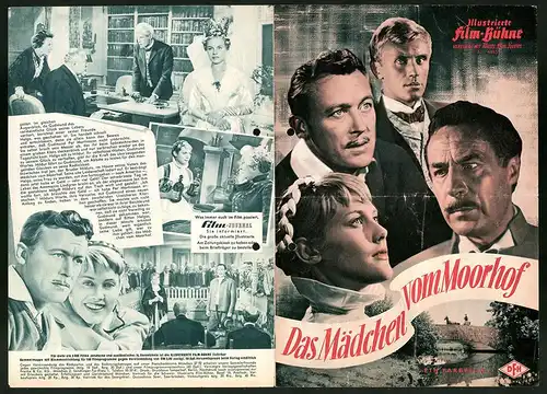 Filmprogramm IFB Nr. 4465, Das Mädchen vom Moorhof, Maria Emo, Claus Holm, Wolfgang Lukschy, Regie: Gustav Ucicky