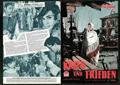 Filmprogramm IFB Nr. 3622, Krieg und Frieden, Audrey Hepburn, Henry Fonda, Mel Ferrer, Regie: King Vidor
