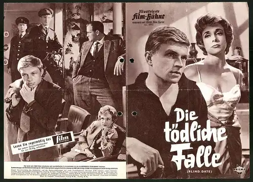 Filmprogramm IFB Nr. 4993, Die tödliche Falle, Hardy Krüger, Stanley Baker, Micheline Presle, Regie: Joseph Losey