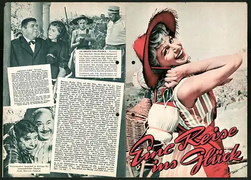 Filmprogramm Hausprogramm, Eine Reise ins Glück, Rudolf Prack, Waltraut Haas, Teddy Reno, Regie: Wolfgang Schleif