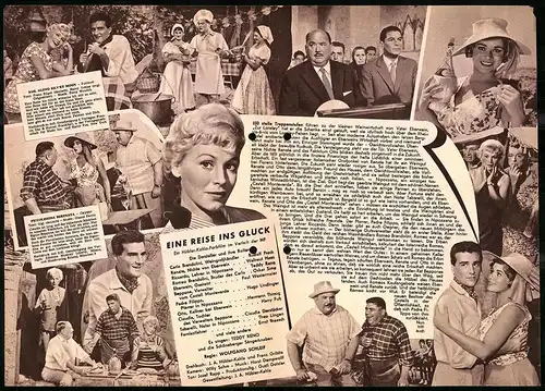 Filmprogramm Hausprogramm, Eine Reise ins Glück, Rudolf Prack, Waltraut Haas, Teddy Reno, Regie: Wolfgang Schleif