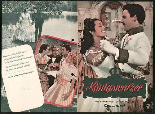 Filmprogramm NF, Königswalzer, Marianne Koch, Michael Cramer, Joe Stöckel, Regie: Victor Tourjansky