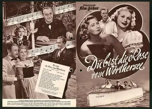 Filmprogramm IFB Nr. 1795, Du bist die Rose vom Wörthersee, Marte Harell, Grethe Weiser, Hans Moser, Regie: H. Marischka