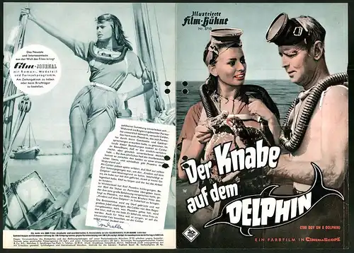 Filmprogramm IFB Nr. 3710, Der Knabe auf dem Delphin, Sophia Loren, Alan Ladd, Clifton Webb, Regie: Jean Negulesco