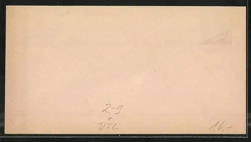 Briefumschlag Stuttgart, Private Stadtpost, 3 Pfennig