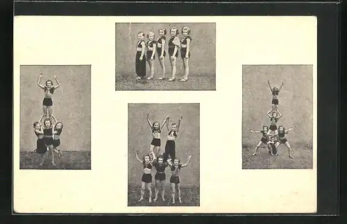 AK Kinder in einer Akrobaten-Gruppe