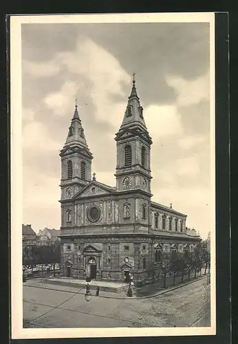 AK Prag / Praha, Basilika sv. Vaclava