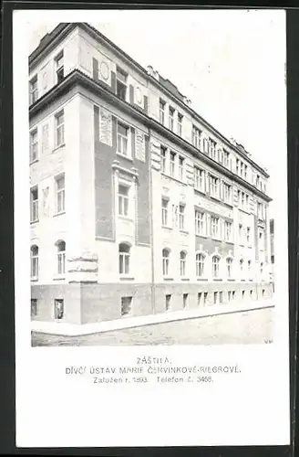 AK Prag / Praha, Zastita, Divci Ustav marie Cervinkove-Riegrove