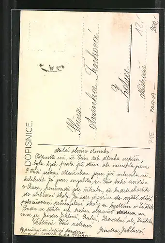 AK Prag / Praha, Zastita, Divci Ustav marie Cervinkove-Riegrove