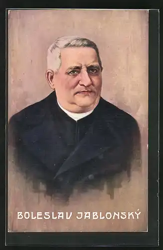 Künstler-AK Portrait von Boleslav Jablonský