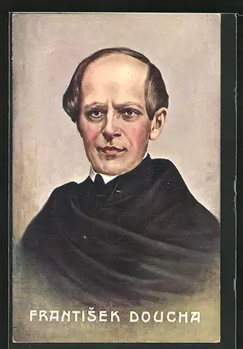 Künstler-AK Portrait von Frantisek Doucha