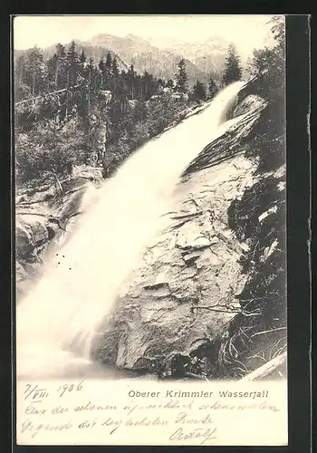 AK Oberer Krimmler Wasserfall