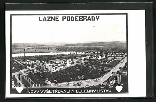 AK Bad Podiebrad / Podebrady, Novy Vysetrovaci a Lécebny ùstav, Ausstellung