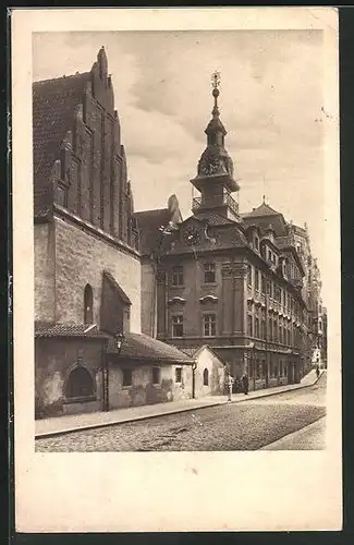 AK Prag / Praha, Staronová synagoga, Synagoge