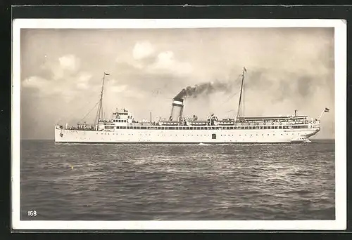 AK Passagierschiff Kaiser auf hoher See