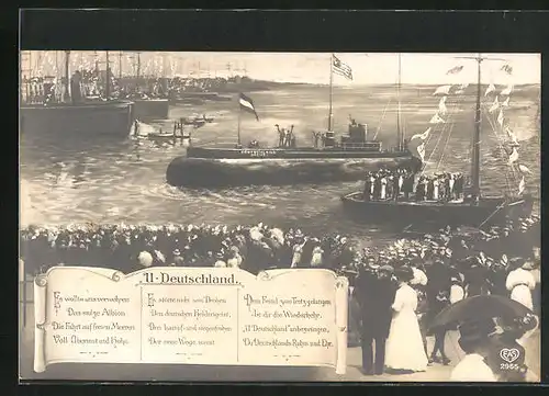 AK U-Boot Deutschland Bremen im Hafen