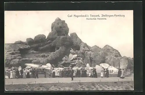 AK Hamburg-Stellingen, Carl Hagenbeck`s Tierpark, Nordisches Panorama