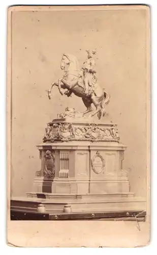 Fotografie Ludw. Harmsen, Wien, Ansicht Wien, Miniatur des Prinz-Eugen Reiterdenkmal