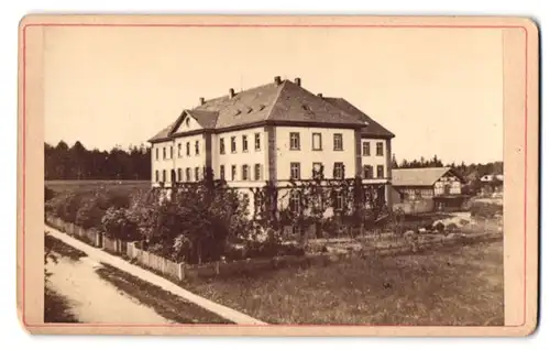 Fotografie J. Stucky, Königsfeld / Schwarzwald, Ansicht Königsfeld im Schwarzwald, Blick auf das Mädchen Institut